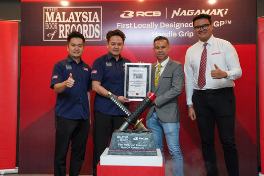 MKA GROUP RECOGNISED BY MALAYSIA BOOK OF RECORDS FOR FIRST MALAYSIAN-DESIGNED RCB HANDLE GRIP USED IN MOTOGP