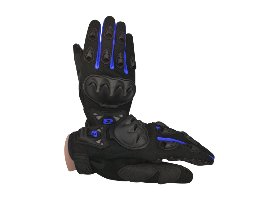 MC29 riding glove blue