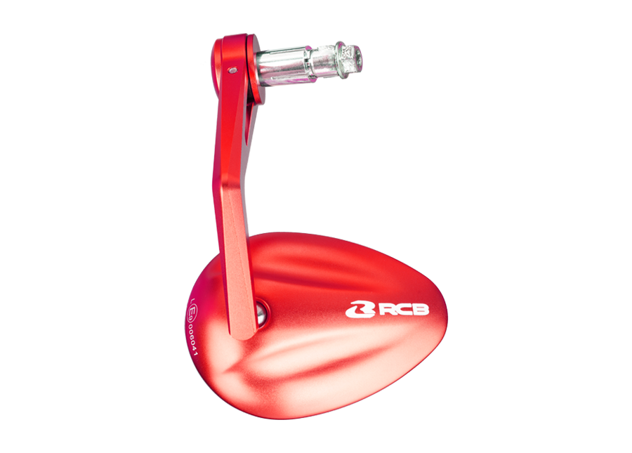 S5 side mirror bar end red