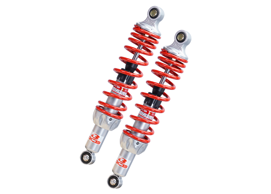 A2 series dual suspension red silver